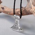 Kinitial Vintage Thor's Hammer Mjolnir Pendant Necklace Viking Scandinavian Norse Cross Knot Charm Necklaces Men Gift Jewelry. 