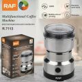 Mini Electric Grinder 4 Blades Machine For Masala / Stainless Steel Grinder & Blender Heavy Duty 330W / Multipurpose 2-in-1 Coffee Spices Blender For Kitchen. 