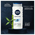 Nivea Men Sensitive Soothing + Bamboo Extract Shower Gel 3in1 250ml. 