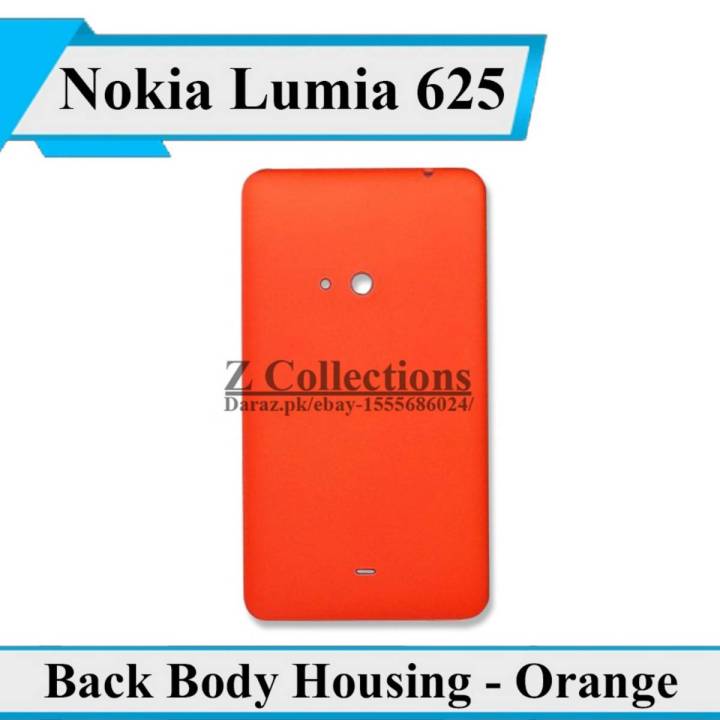 Nokia Lumia 625 Orange Back Casing Premium High Quality Body Casing Housing for Lumia 625