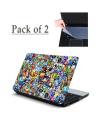 Pack Of 2-Laptop Back Skin Sticker-Laptop Back Skin-Laptop Skin Vinyl Sticker Decal, 13 13.3 14.6 15 15.4 15.6 inch Laptop Skin Sticker Cover For All Laptops. 