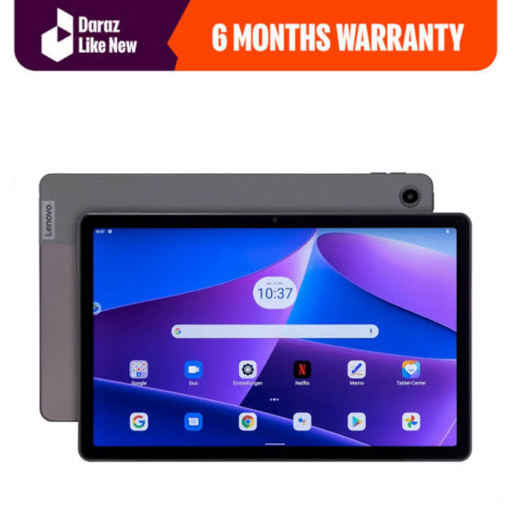 Lenovo Tab M10 3rd Gen 2022 Model  - 3GB Ram - 32GB Rom - Pubg Supported (Free Original JellyCover Included) - Daraz Like New Tablets