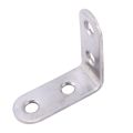 16 pcs Equerre de Coin - 40mmx40mm 90 Degree Right Angle Fastening Plugs Stainless Steel L Corner Shaped Braces with 64pcs Screws Accolade Corner Steel Gasket (Silver). 