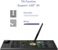 Huion Inspiroy WH1409 V2 Wireless Graphics Tablet Battery-free Pen with Tilt Function 8192 Levels of Pen Pressure, 12 Express Keys,  Ideal for Work from Home & Remote Learning. 