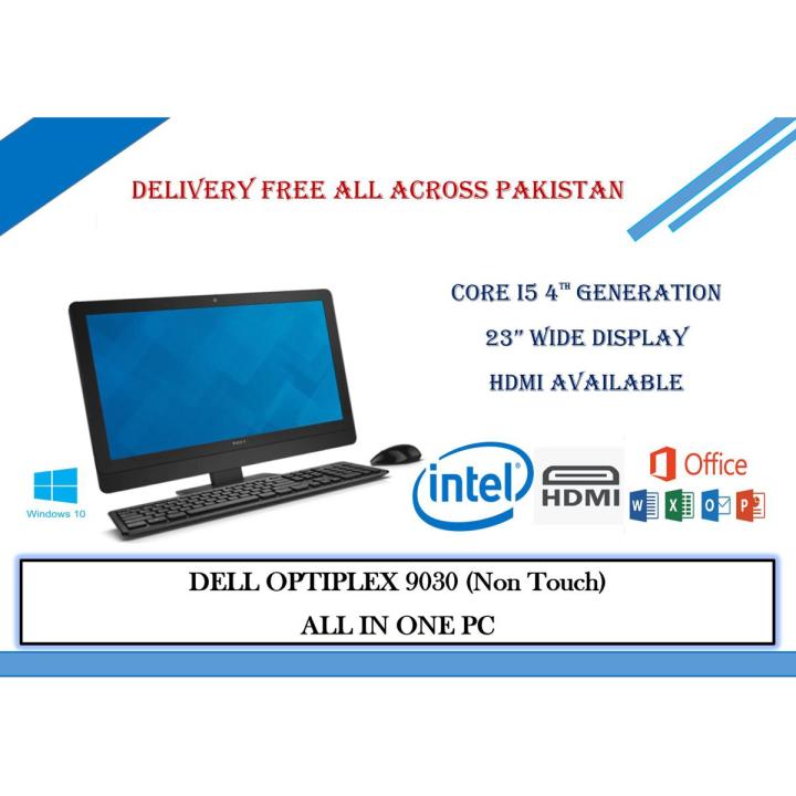 Optiplex 9030-All in one-8 GB RAM-500 GB HDD-23 INCH DISPLAY-CORE I5 4TH GEN-RENEWED