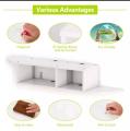 2 Tier Modern Wall Mount Floating Shelf TV Console 40x10x10 inch for Cable Boxes/Routers/Remotes/DVD Players/Game Consoles. 