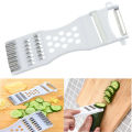 KitchenPro Combo Deals 3 Pcs Set - Cheese Grater Salad Cutter - Vegetable Fruits Peeler - 5 in 1 Vegetable Fruit Cutter Metal Scraper Fruit Grater Potato Carrot Cucumber -  Kitchen Accessories Cooking Tools. 