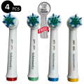 SULAIMAANI universal electric toothbrush heads 4 Pieces. 