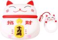 LUCKY CAT Airpods Pro & Airbud 425 3D Design Case & Cover | Full Protective Silicone Skin Case | ONLY COVER. 