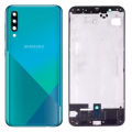Samsung Galaxy A30s Middle Frame Housing With Side Button and Camera Lens Complete Body Casing Replacement For Galaxy A30s - Green. 