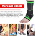 Adjustable Compression Ankle Brace 1 Piece Breathable Elastic Support Sleeve for Sports Running Gym Exercise Fitness Men and Women. 