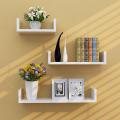 Wall hanging Floating Shelves, Book Shelf, U shaped floating wall shelves  Display decorative items, display Rack for Room, Kitchen, living room. Set of 3 Piece. 