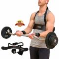 Arm Blaster With Comfortable Deadlift Wrist Straps For Biceps Weight Lifting Best Body Builder Fitness for arm ( Black). 