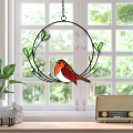 Window Hanging Spring Window Decoration Multicolor Bird Suncatcher Hanging Decorations Painted Window Decorations Durable Easy Install. 