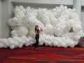 20pcs 10 inch long White Latex Balloons without shinny for Birthday Wedding Baby Shower Party Decorations  background white balloon. 