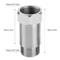 M18X1.5 Oxygen O2 Sensor Adapter Converter Car CEL SES DTC Fix Check Ene Light Eliminator O2 Extender Spacer. 