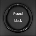 carbon fiber leather steering wheel cover Carbon fiber leather steering wheel cover Suzuki Vitara Swift XL7 Presso Dzire Jimny Ciaz （model：Round black）. 