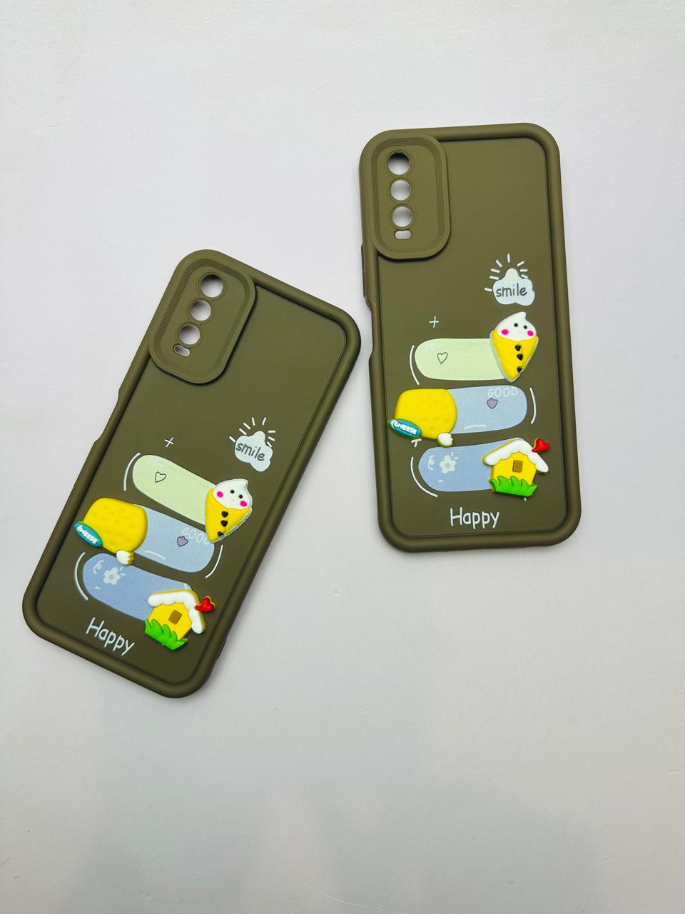 Lahore Mobile Case 3D Doll Luxury Back Cover for Vivo Y20, Y12A, Y12S, Y20i, Y20S, Y20 2021 Soft Silicone Protective Case for Girls, Shock Absorption, Precise Cutouts, Cute and Stylish Design 7