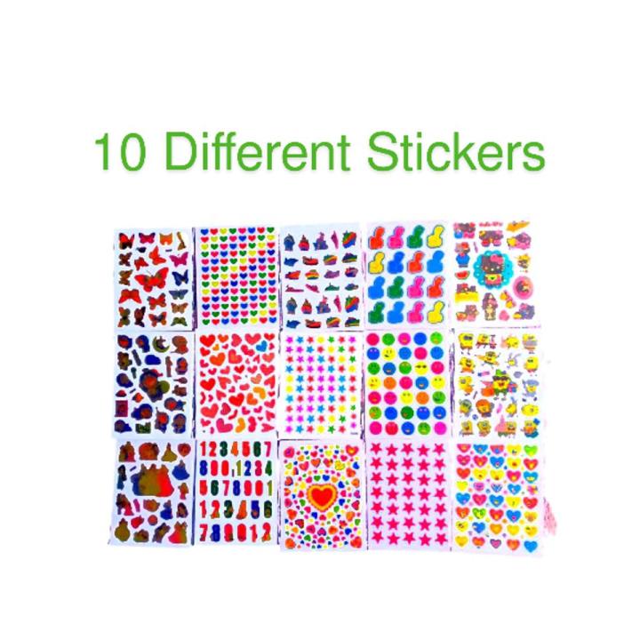 Mini%20Stickers%20(10%20Sheets)%20%E2%80%A2%20Kids%20Sticker%20Sheet%20%E2%80%A2%20Make%20Work%20Decorative%20%E2%80%A2%20Amazing%20Stickers%20Collection%20-%20Image%202