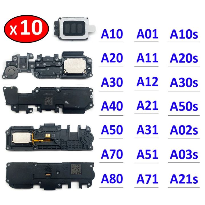 10Pcs Loud Speaker For Samsung A10S A20S A30S A50s A21s A01 A11 A71 A31 A51 A10 A02s Buzzer Ringer Loudspeaker Flex Cable