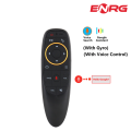 Energy - ENRG Air Mouse Remote With Voice Command Control For Smart LED TV/PC/Android Box/Projector Black. 