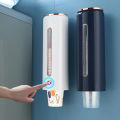 Paper Cup Dispenser Flip Lid Pull Type Water Dispenser Cup Holder. 