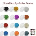 12 Pcs Set - Multicolor Loose Pigment Sparkling Dust Glitter Powder Eyeshadow - Mix 12 Color Shiny Shimmer Eye Shadow Palette Kit Dusty Makeup. 