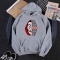 Money Heist printed High Quality Hoodie Pullover For Winter Wear. 