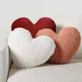 Heart Shaped Pillows – Soft Cotton Filled Love Cushions for Bedroom and Living Room Decor Ideal Valentine’s Day Gift. 