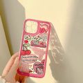 Cute Cartoon Pink Girl Phone Case For iPhone 15 14 13 12 11 Pro Max Mini X XR XS 8 7 Plus SE3 Soft Shockproof Bumper Clear Cover. 