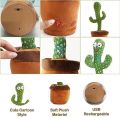Dancing Cactus Toy Talking Cactus Plant (Green). 