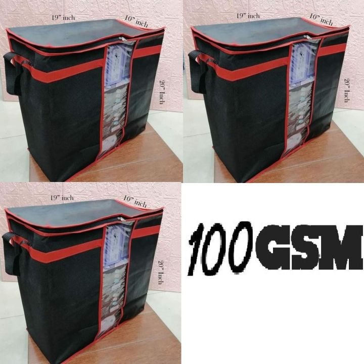 pack of 3 High quailty portable storge bag wardrobe organizer space sever