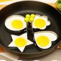 Fried Egg Cooking Mold Shaper 4Pcs Stainless Steel Kitchen Pan cake Mould Ring. 