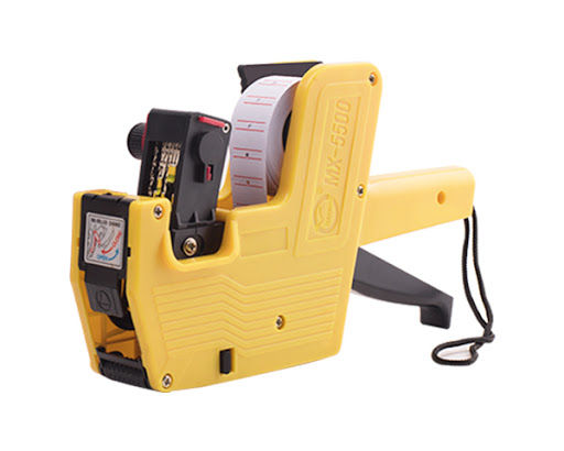 Labellaar Rol 8 Digit Price Tag Machine Labeller +Label Stickers Roll + 1 Ink Roller ...