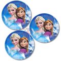 Frozen Paper Plates - 7 Inch - Frozen Themed Party - Blue - Girls - Pack Of 10. 