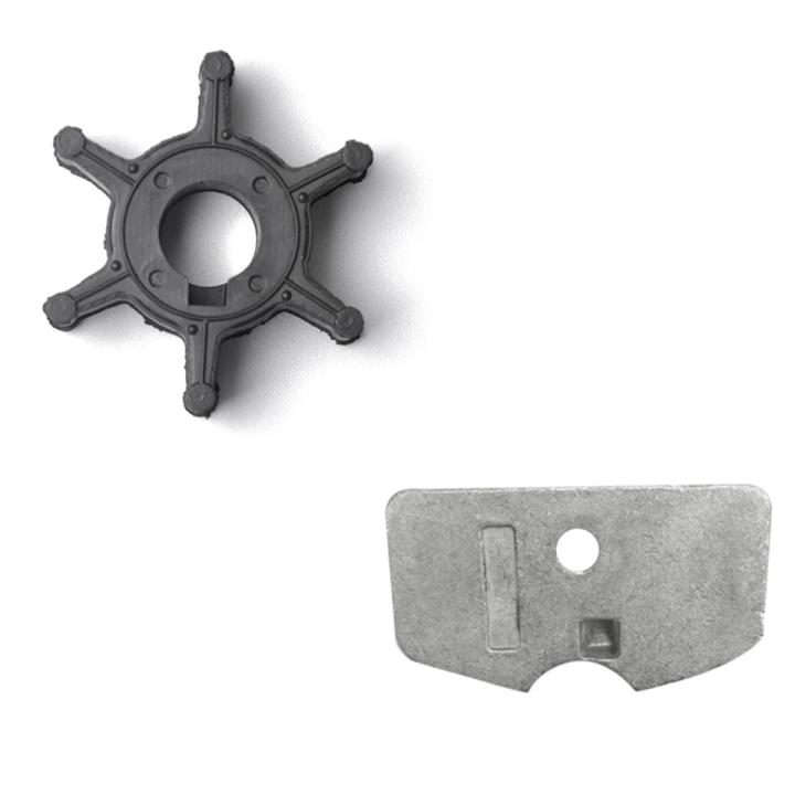 Water Pump Impeller for Yamaha with Fit for Yamaha Outboard Lower Unit Gearbox Anode 6L5-45251