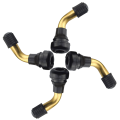 20Pcs Tyre Valves Stem Right Angle Snap-in Rubber 90 Degree Brass for Electric Scooter and Xiaomi M365 Electric Scooter. 
