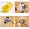 Manual Juicer, Fruit Press Juicer Made Of Heavy Duty Aluminum Alloy For Oranges, Lemon, Water Melon, Pomegranate, Silver Colour. 