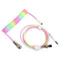 Gaming Keyboard Cable, Sturdy TPE One Piece Molding Keyboard Cable Nylon for Mechanical Keyboard. 