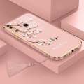 Casing For Infinix Zero X NEO Luxury Beautiful mapies with flower Camera Protection Phone Case Plating Edges Silicone Soft Cover With Free Lanyard. 