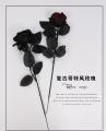 Gothic Black Rose Artificial Flowers Simulation Flowers Valentine Gift Wedding Flowers Home Decoration Roses Photo Props. 