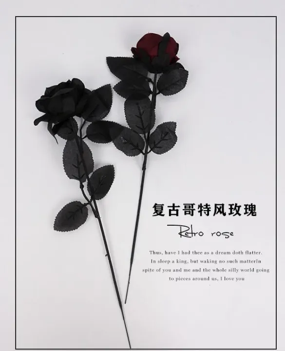 Gothic%20Black%20Rose%20Artificial%20Flowers%20Simulation%20Flowers%20Valentine%20Gift%20Wedding%20Flowers%20Home%20Decoration%20Roses%20Photo%20Props%20-%20Image%204
