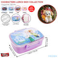 Lunch Box Collection, Printed Cartoon Theme Unicorn, Disney Princess Frozen Fever, Car, Marvel Heroes, Spiderman Storage Case With Lock, Portable Food Container, Outdoor, Indoor Reusable Snacks Pack, Picnic, School, Collage, For Girls, Boys & Kids. 