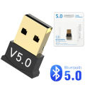 5.0 Bluetooth Dongle - Bluetooth 5.0 Adopter For PC / Laptop without CD and Drivers just plug and play. 