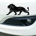Car Sticker 3D Reflective Black Lion Car Decal. 