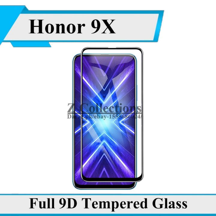 Honor 9X Full Black 9D/5D/10D/11D/6D Tempered Glass Screen Protector Edge to Edge Full Glue Premium Quality Film For Honor 9X