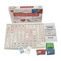 Sequence Strategy Board Game Sequence for Kids Multiple Sizes Laminated Board with Plastic Cards Adult Kids Original Imported and Local Editions. 