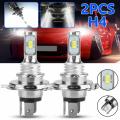 2X H4 9003 Hb2 6000K Super White Csp Led Headlight Bulb Kit High Low Beam Canbus. 