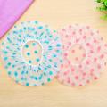 Shower Cap Cute Fashion Wave Point Bath Waterproof Shower Hat Dot Bath Hair Cover Hat Cap Gift. 