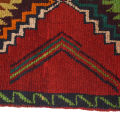 Hand Made Vintage Afghan 2'x7'8ft Tribal Hallway Runner Qaleen Red Carpet Rug 239x63cm R18273. 